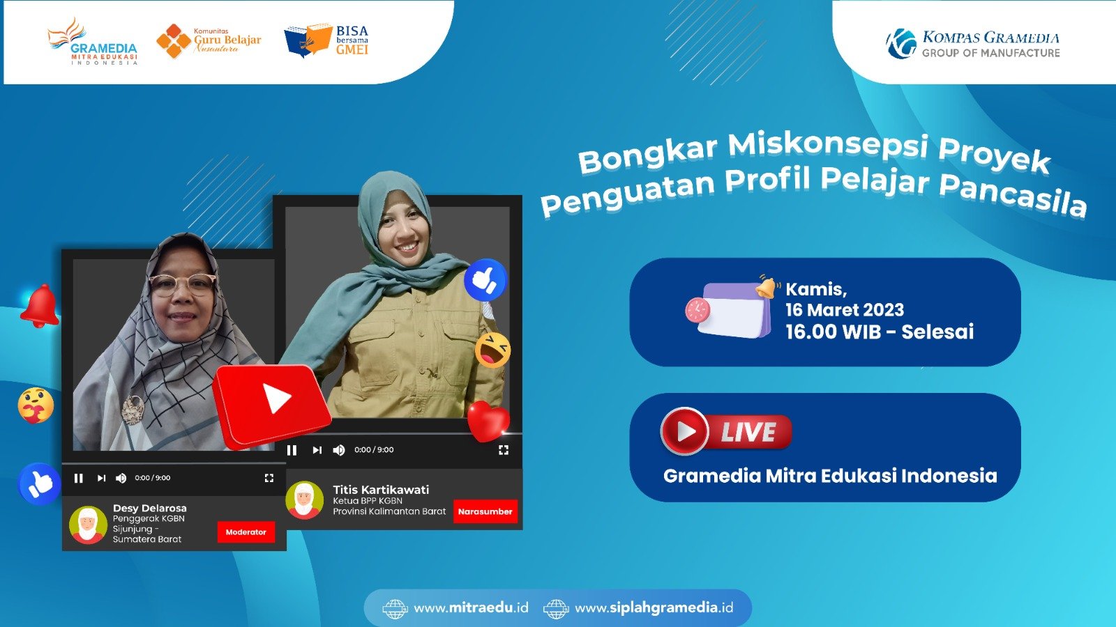 TALKSHOW LIVE UNTUK PARA GURU via YOUTUBE