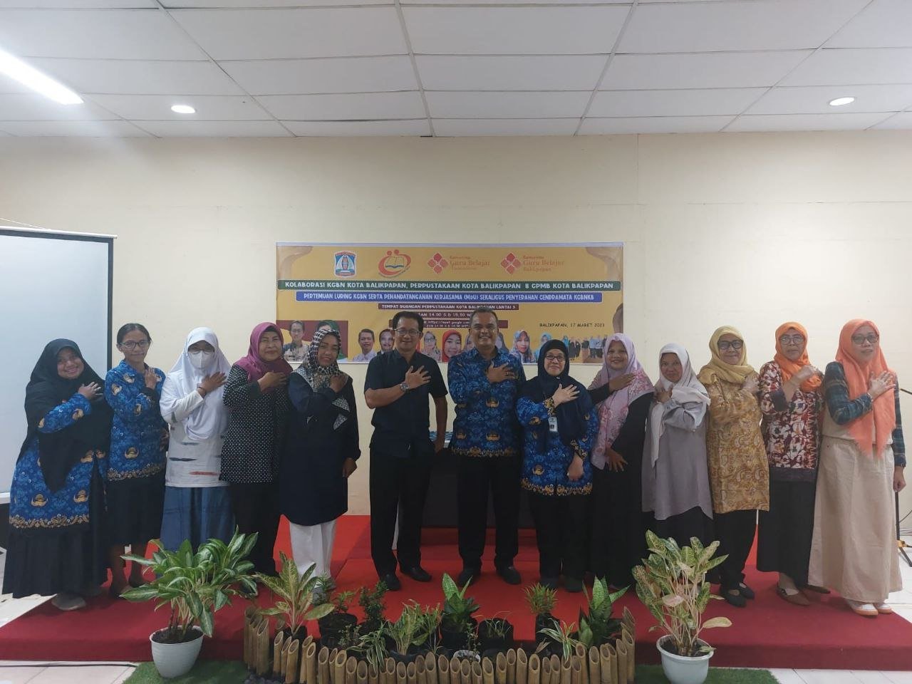Giat Literasi KGBN Kota Balikpapan Buat MoU dengan Perpustakaan Daerah