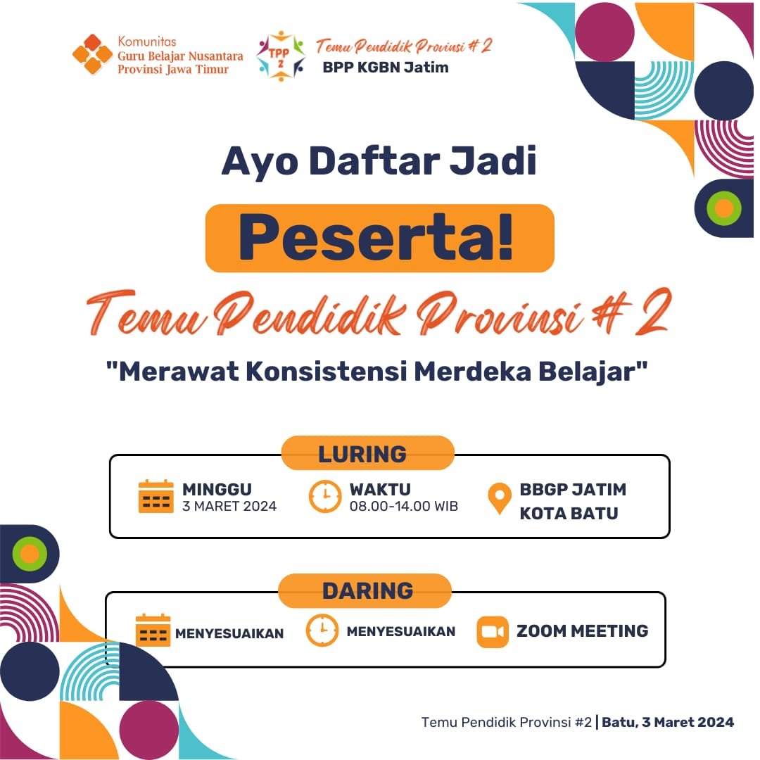 Temu Pendidik Provinsi Jawa Timur